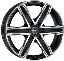 Mak King 6 6.5x16 6x130 ET62 84.1 Ice Black